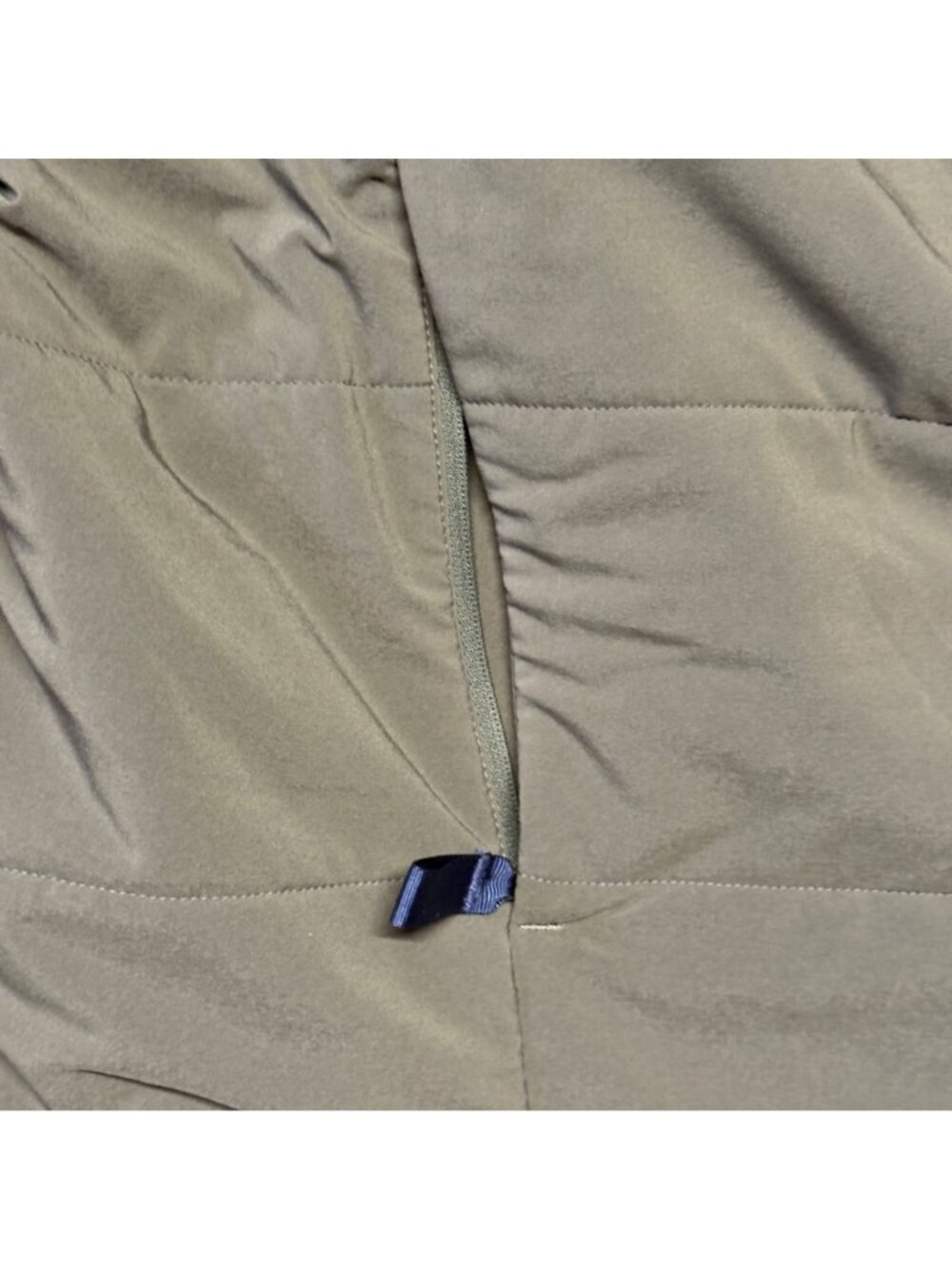 Patagonia Mens Pack In Jacket Large Olive Tan Full Zip - Picture 11 of 12